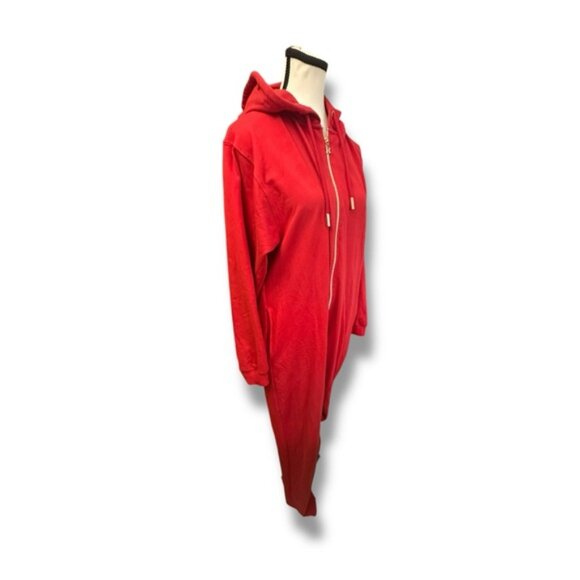 Women’s S Savage X Fenty Goji Berry Red FOREVER SAVAGE HOODED ONESIE S 4 6 - Picture 8 of 16